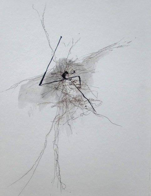 No. H44: charcoal & ink, 2014