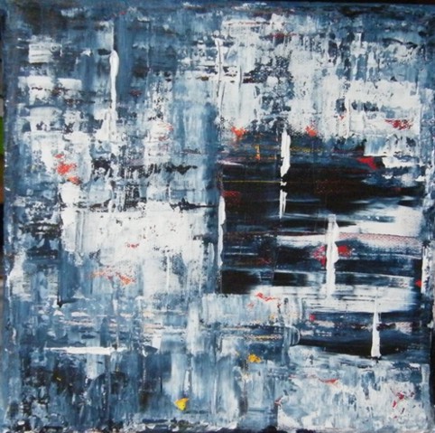 No. B03: Acryl on canvas (20 x 20 cm), 2009