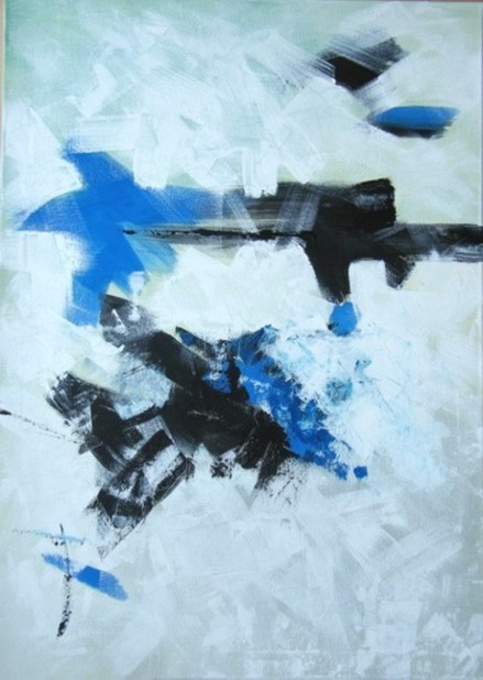 No. B16: Acryl on canvas (50 x 70 cm), 2009