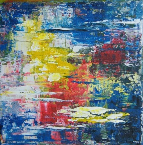 No. B26: Acryl on canvas (20 x 20 cm), 2009