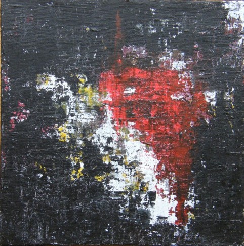 Nr. B30: Acryl auf Leinwand (20 x 20 cm), 2009