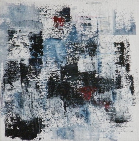 No. B40: Acryl on canvas (20 x 20 cm), 2009