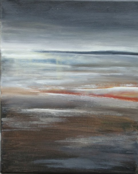 No. C17: Longing, Acryl on canvas (24 x 30 cm), 2010