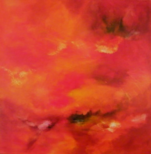 Nr. D19: Abend, Acryl auf Leinwand (70 x 70 cm), 2011