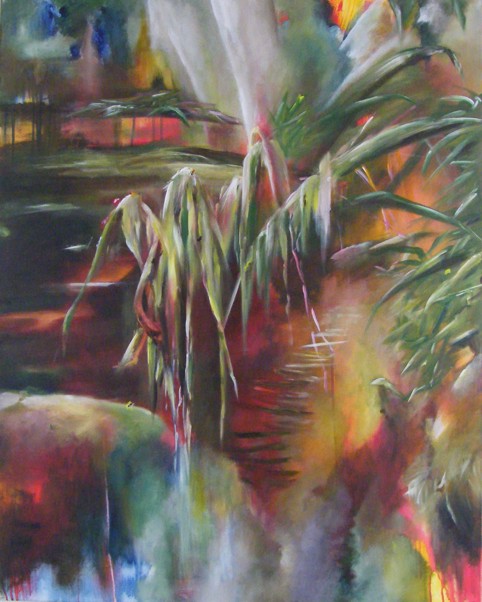 No. D26: Tropical, Acryl on canvas (80 x 100 cm), 2011
