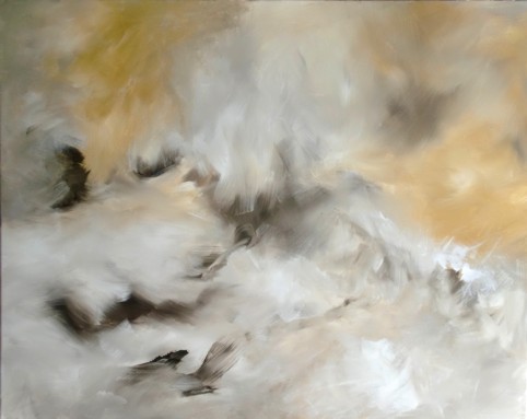 No. H07: Turbulent Harmony, Acryl on canvas (80 x 100 cm), 2014