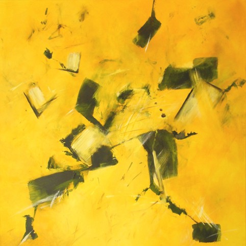 No. L11: Acryl on canvas (100 x 100 cm), 2018