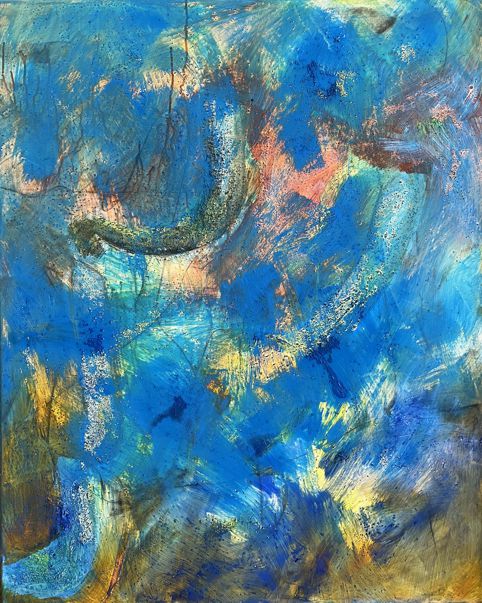 Nr. R02: Mischtechnik (80 x 100 cm), 2025