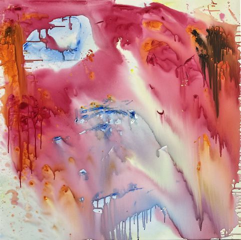 Nr. R06: Acryl auf Leinwand (100 x 100 cm), 2025