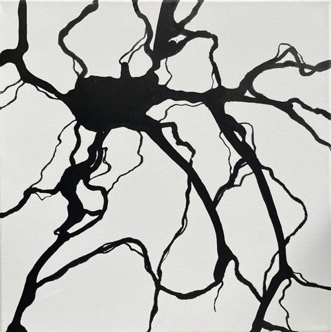 Nr. R10: Acryl auf Leinwand (40 x 40 cm), 2025