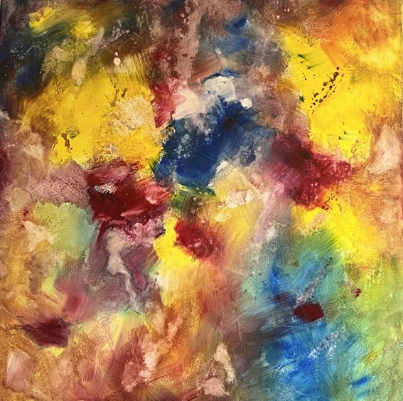 Nr. R12: Acryl auf Leinwand (100 x 100 cm), 2025