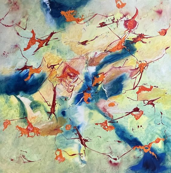 Nr. R17: Acryl auf Leinwand (100 x 100 cm), 2025