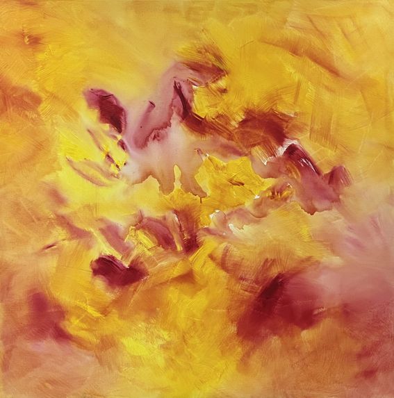 Nr. R18: Acryl auf Leinwand (100 x 100 cm), 2025