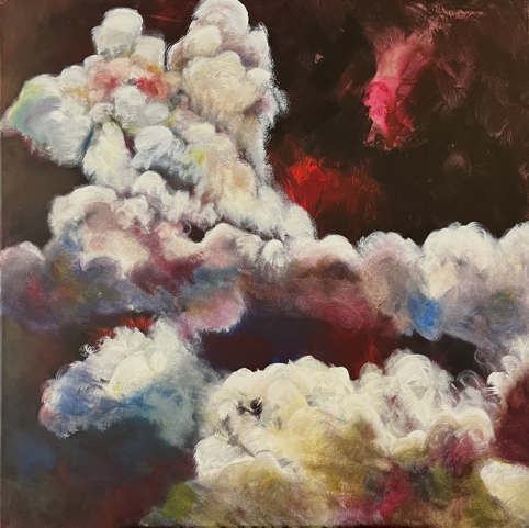 No. S05: Explosion, Acryl on canvas (100 x 100 cm), 2026