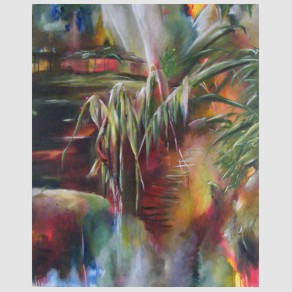 Nr. D26: Tropical, Acryl auf Leinwand (80 x 100 cm), 2011