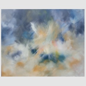 Nr. J10: Sturm, Acryl auf Leinwand (80 x 100 cm), 2016